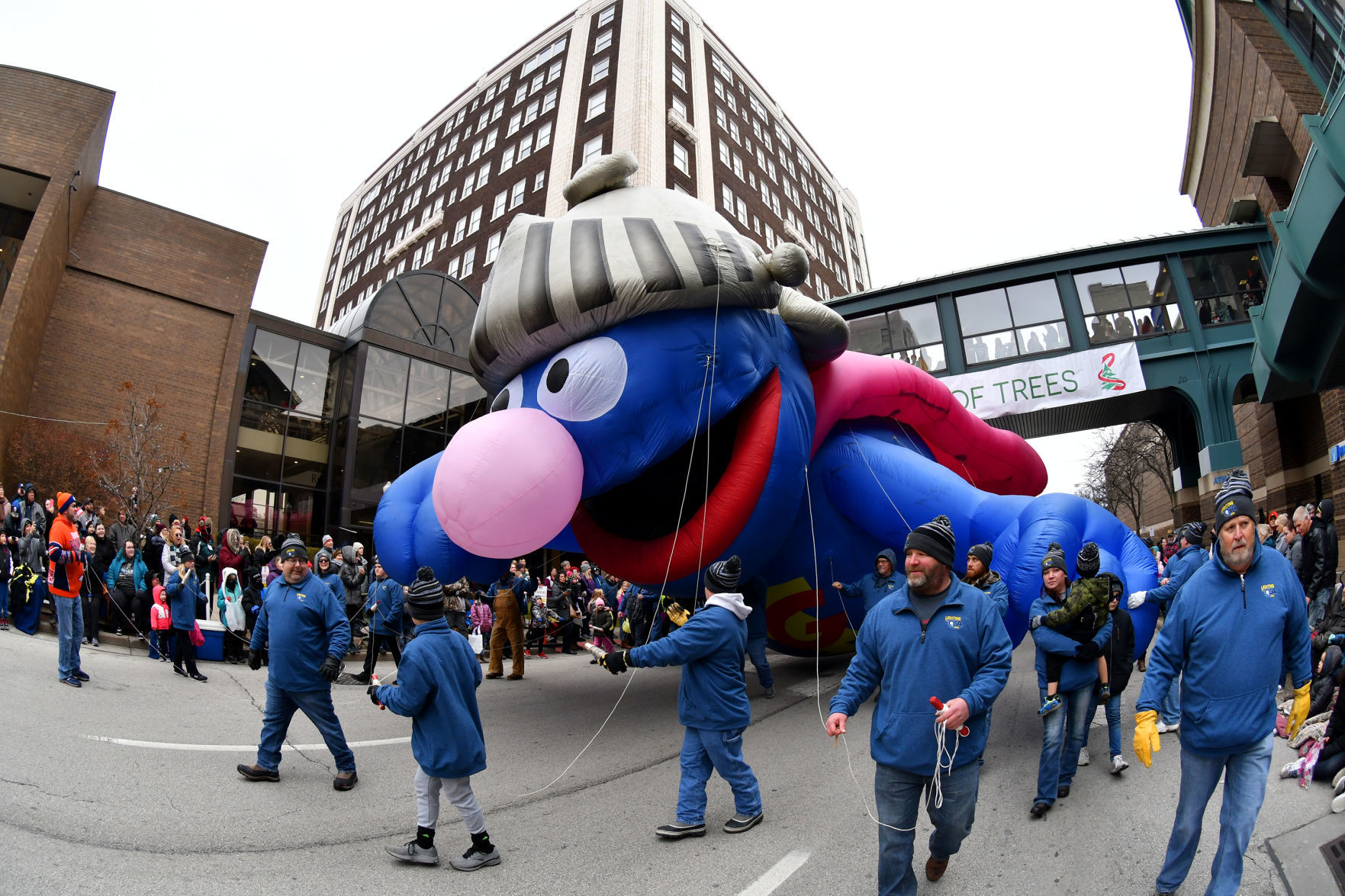 The 27th annual Holiday Parade in downtown Davenport.